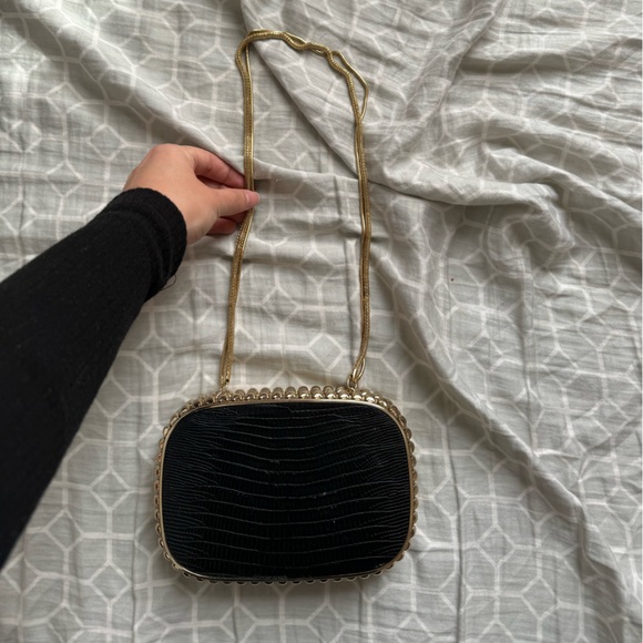 Judith Lieber Bag Clutch in Black/Gold - Picture 3 of 4